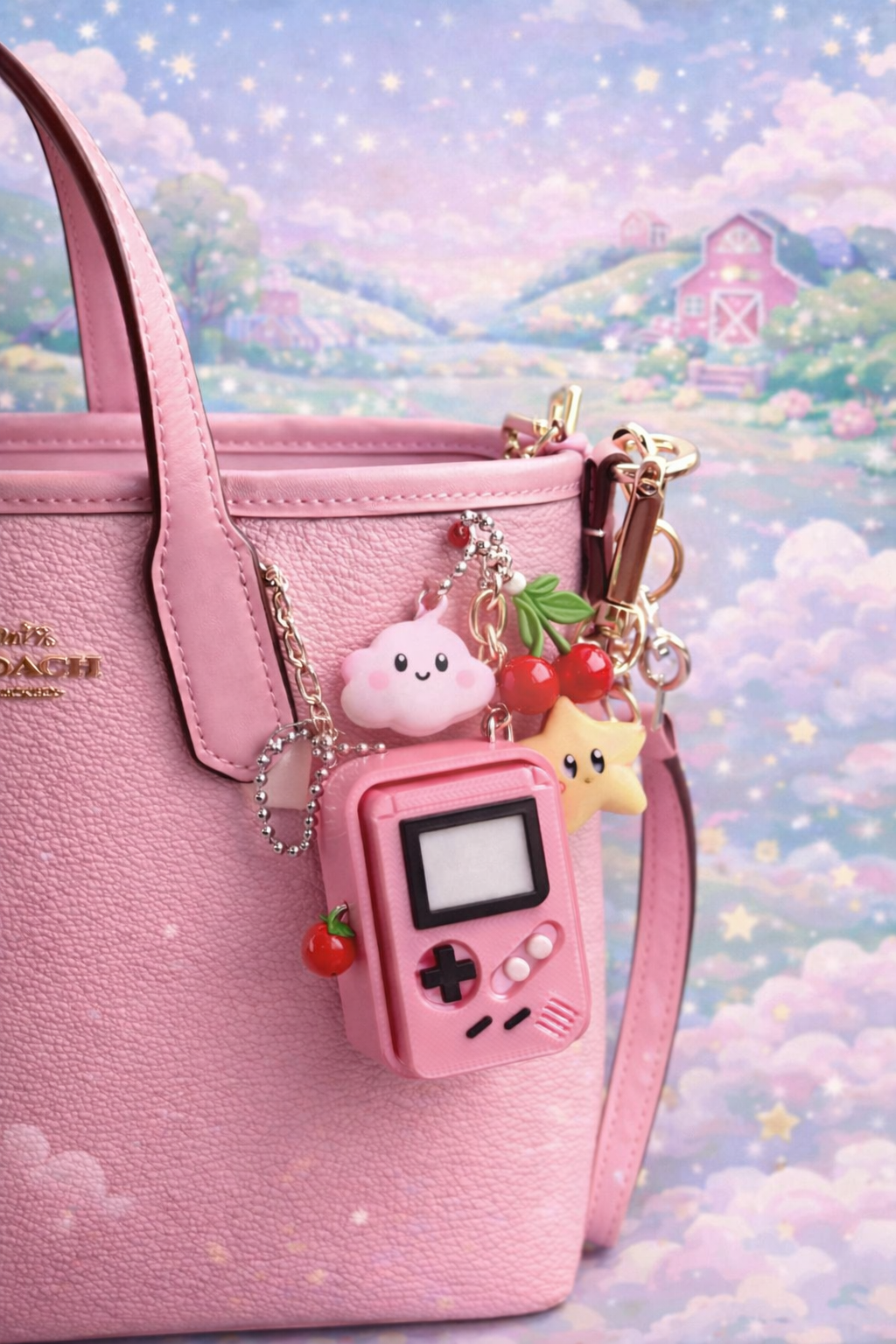 Dream Land Game Boy Clicker | Cozy Pink Retro Gamer Charm