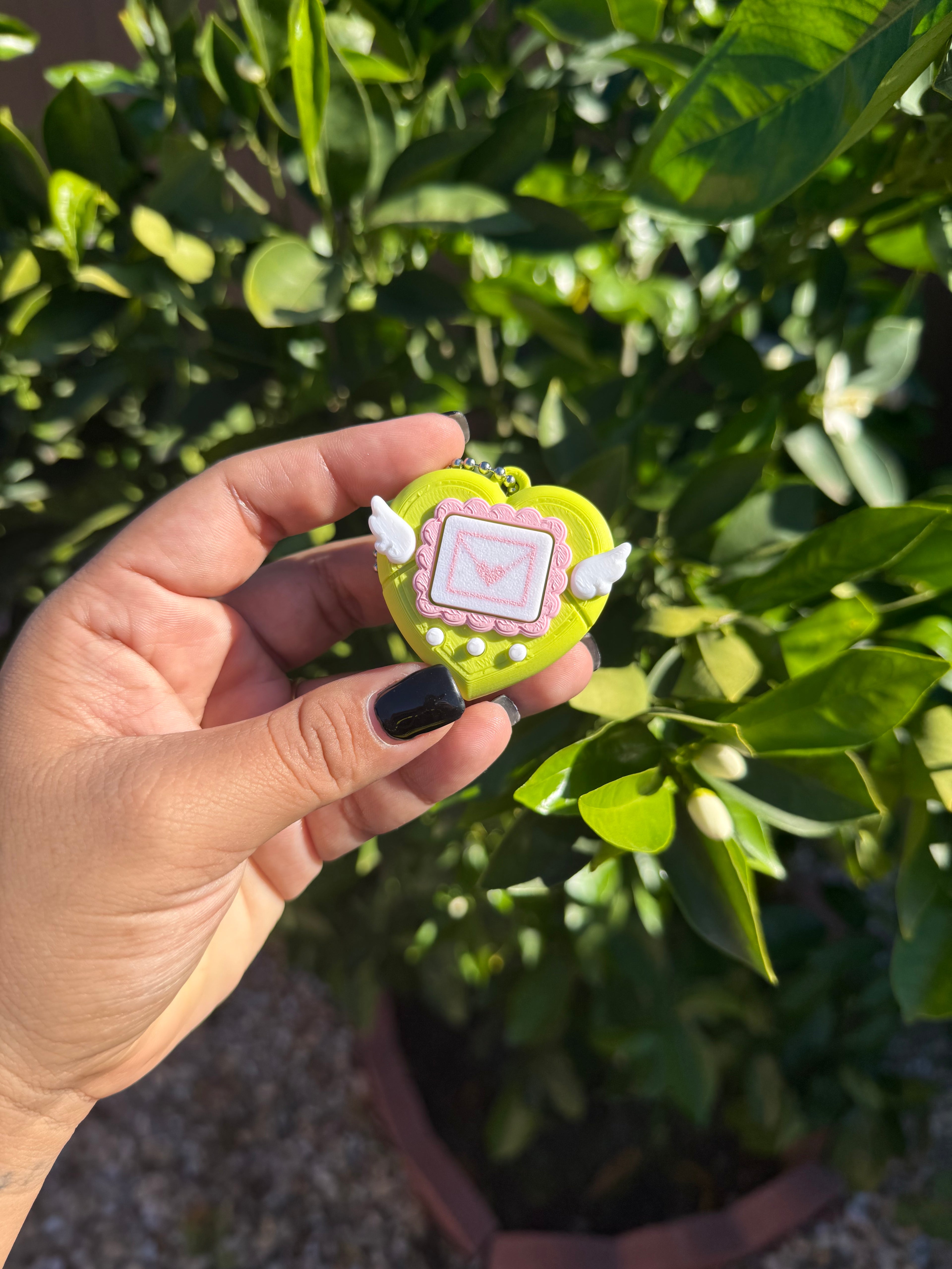 Valentine’s Day Dream Code Heart Keychains | Tamagotchi Keychain| Trinket