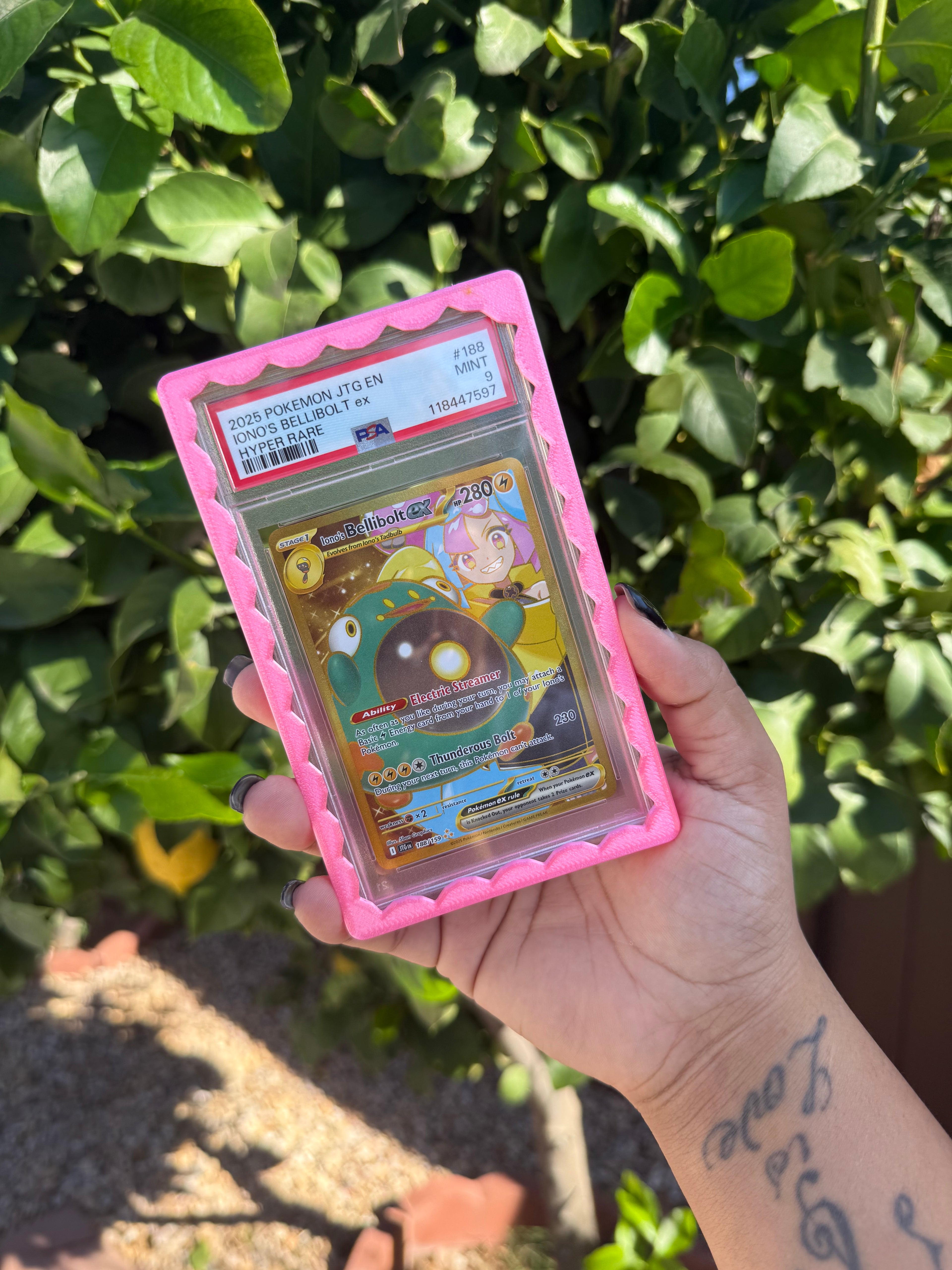 Pokémon Slab Display Border | 3D Printed Frame for PSA & Graded Cards