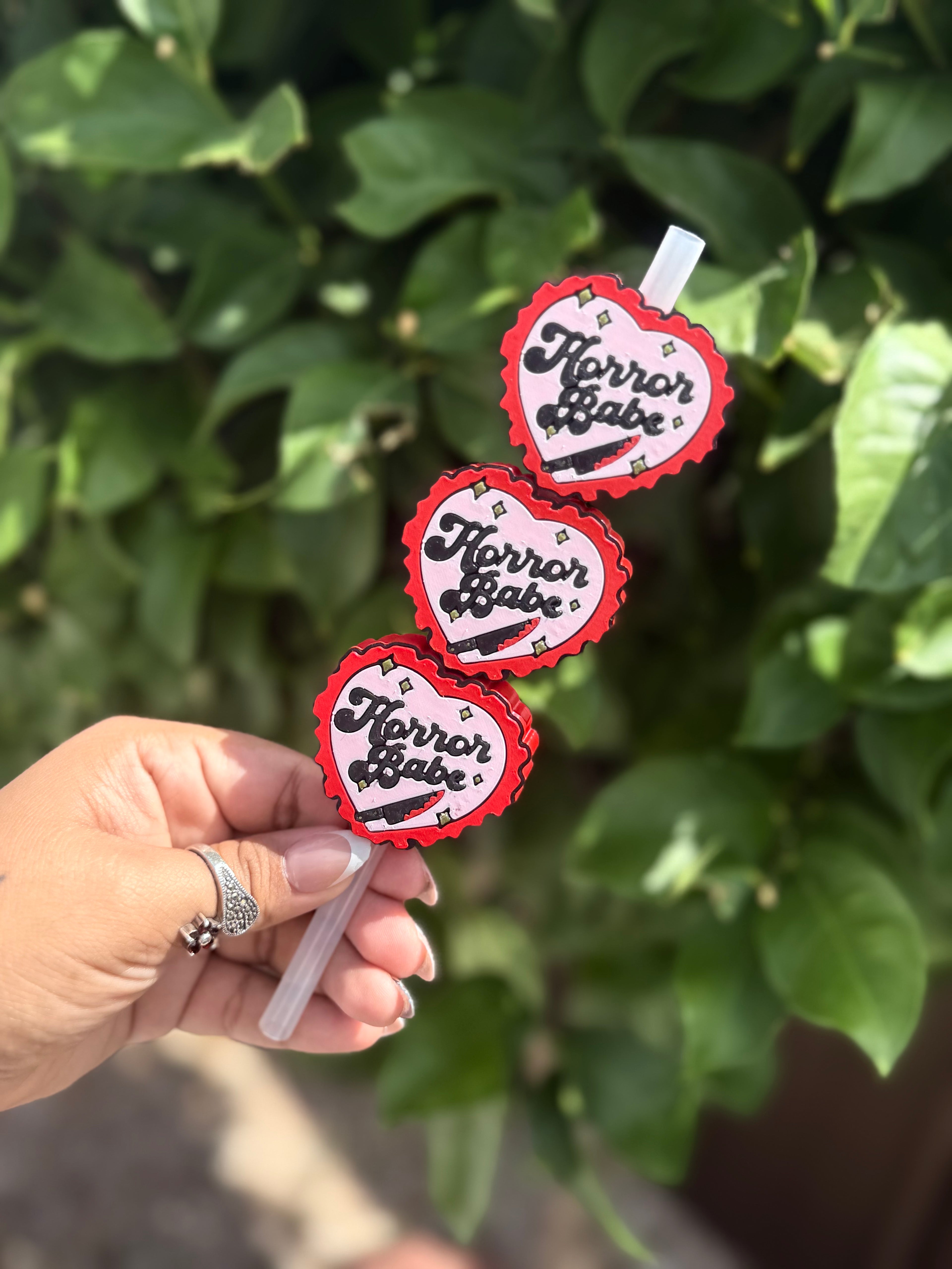 Halloween straw toppers