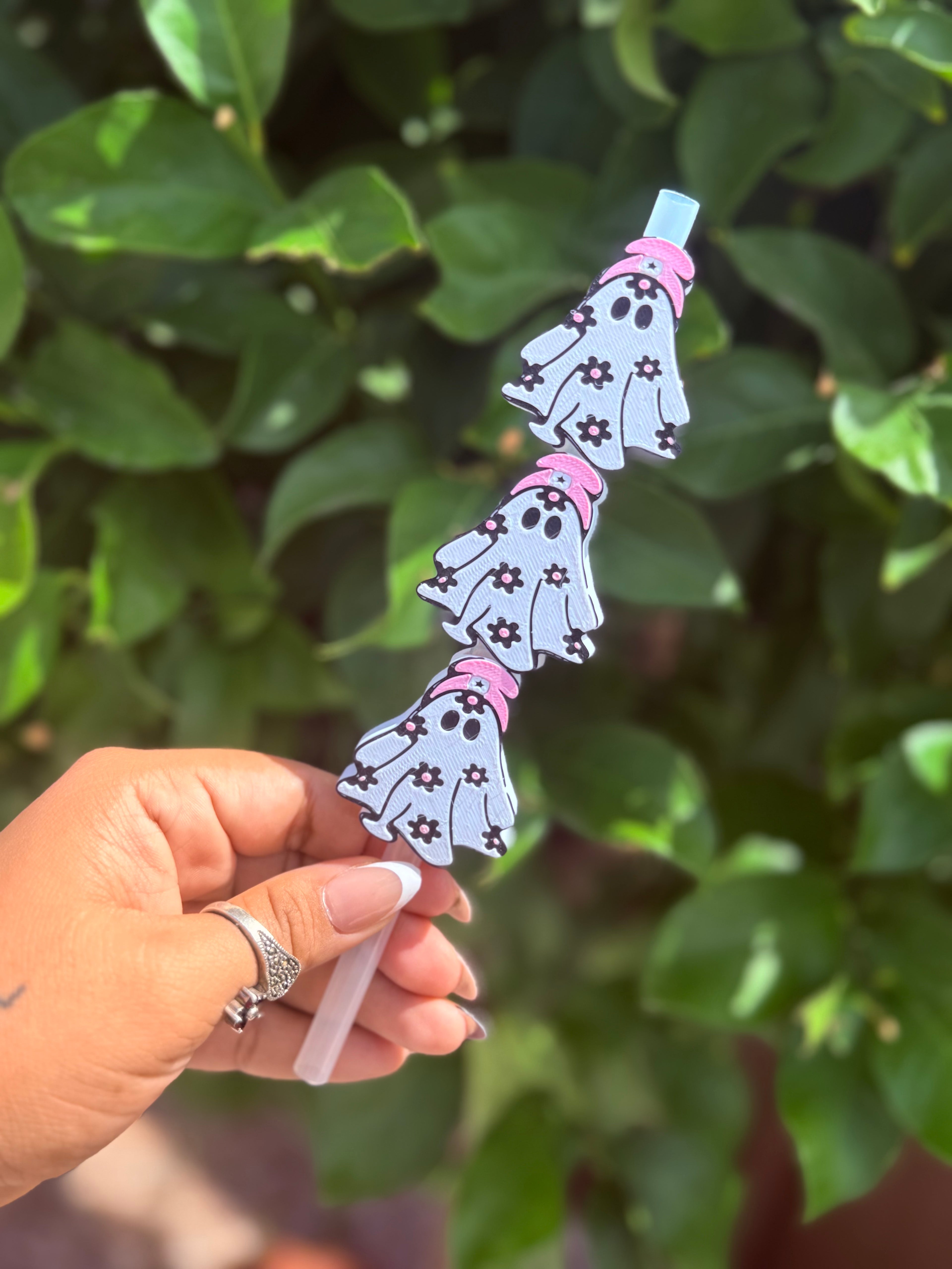 Halloween straw toppers