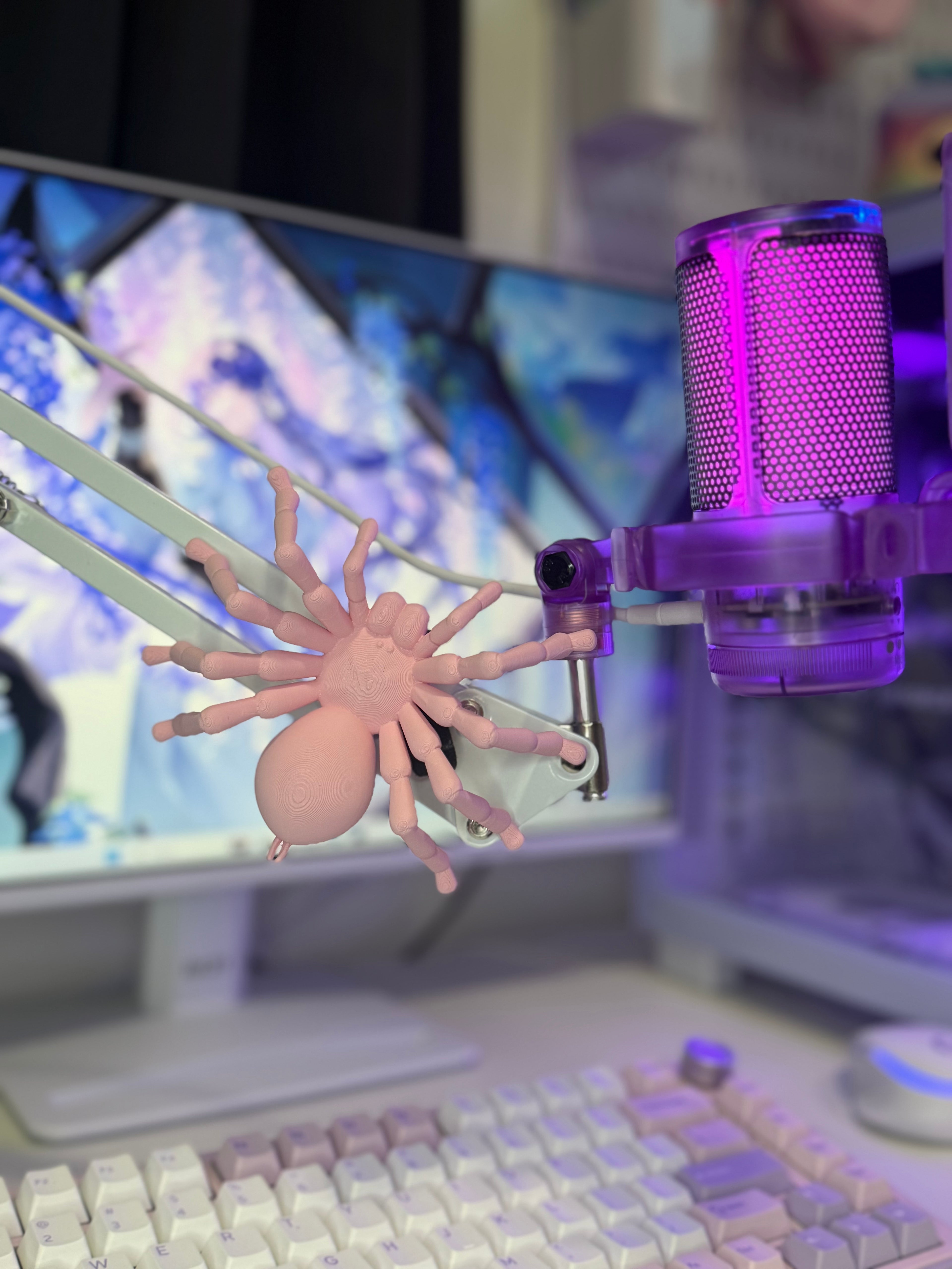 Bubbles the Mic Crawler — Cozy Desk Buddy