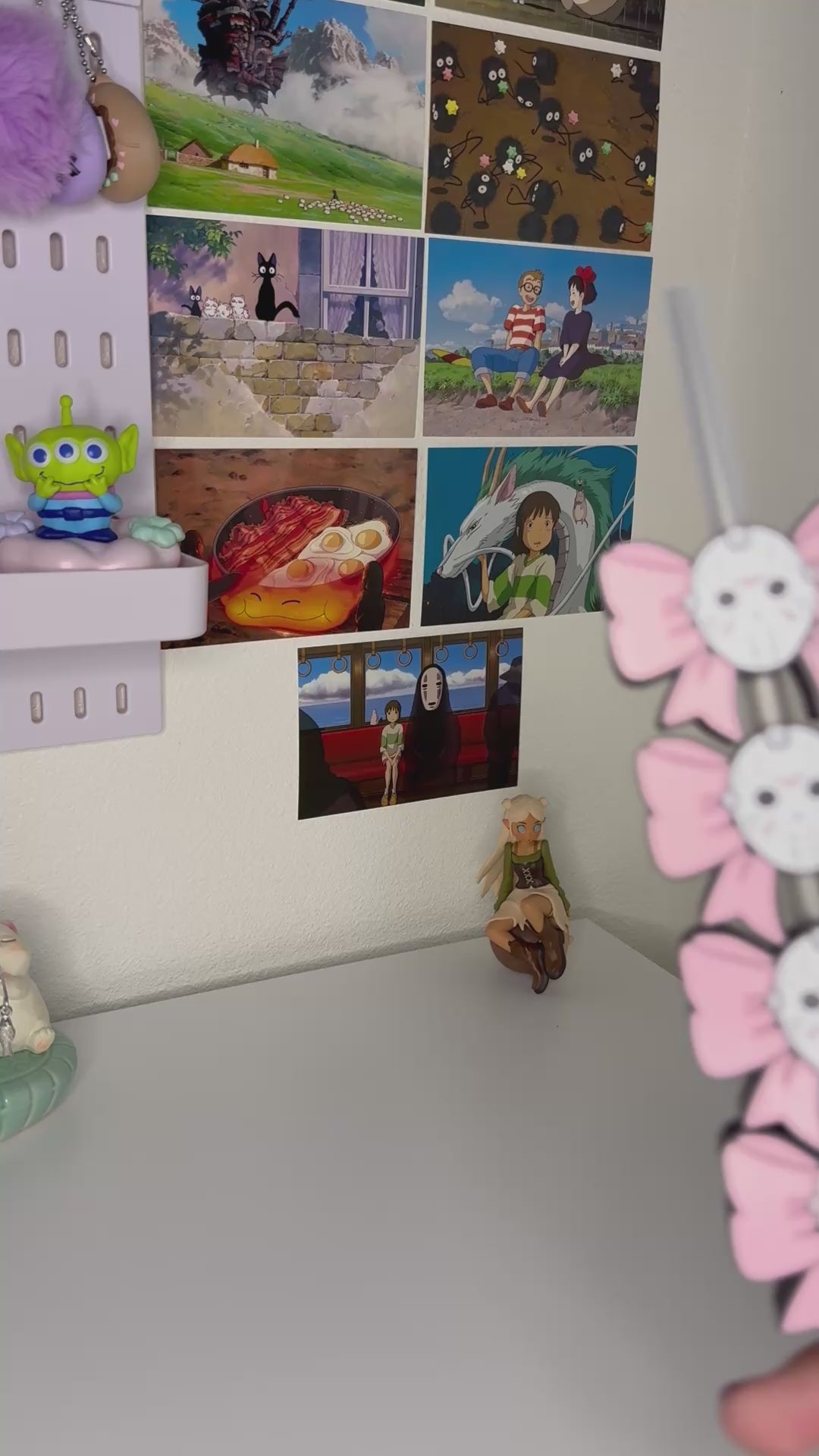 Jason Pink Bow Straw Topper