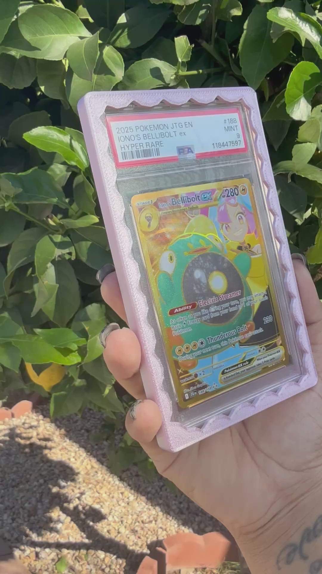 Pokémon Slab Display Border | 3D Printed Frame for PSA & Graded Cards